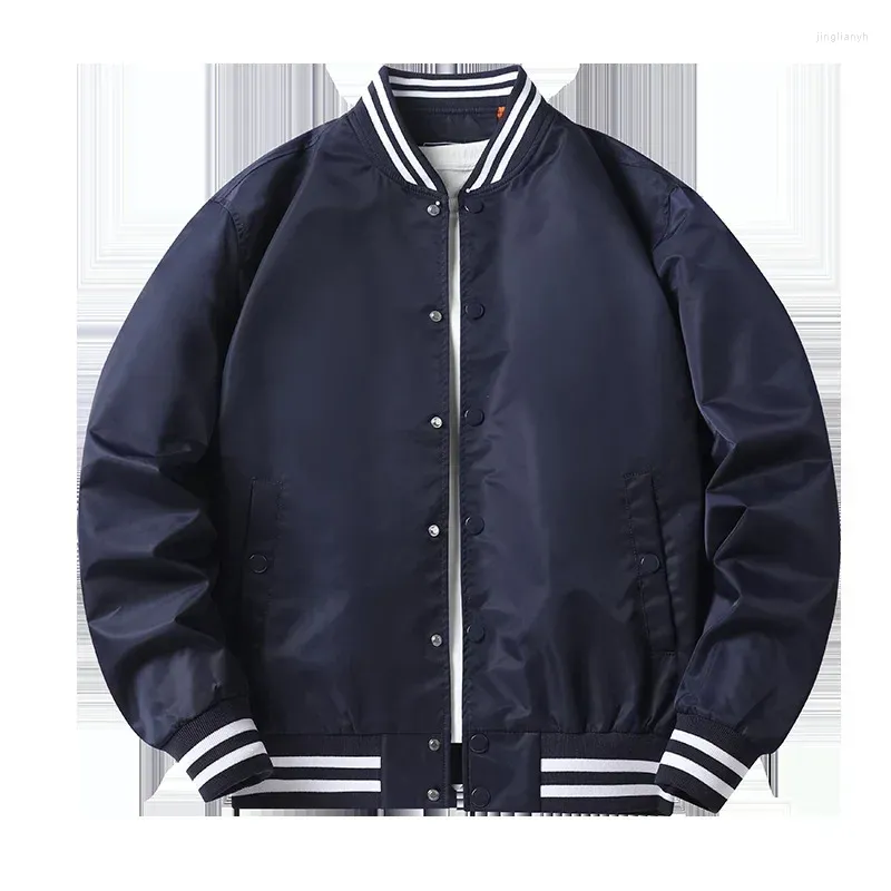 Herrjackor plus storlek män bomber jacka militär taktisk pilot hip hop baseball varsity rockar ytterkläder knappa streetwear