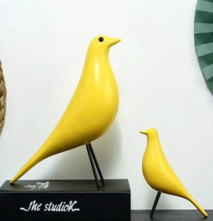 Nordique ins simulation oiseau décoration de la maison ornements faux oiseau salon meuble TV Eames oiseau décoration créative 5530173