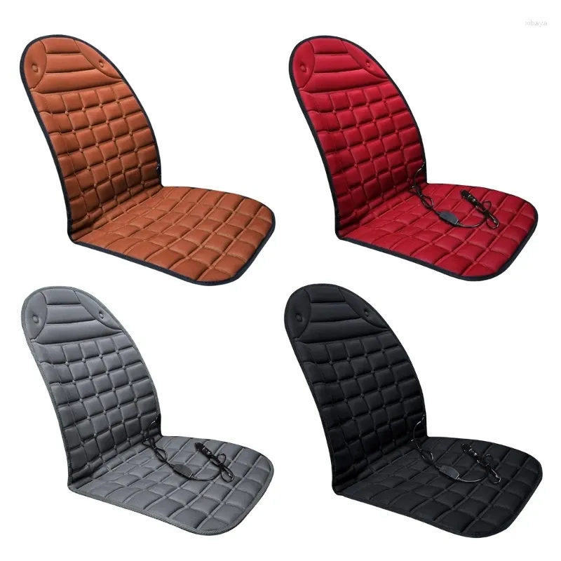 Housses de siège de voiture, coussin universel 12V, tapis chauffant électrique pour automobile, vente en gros d'hiver