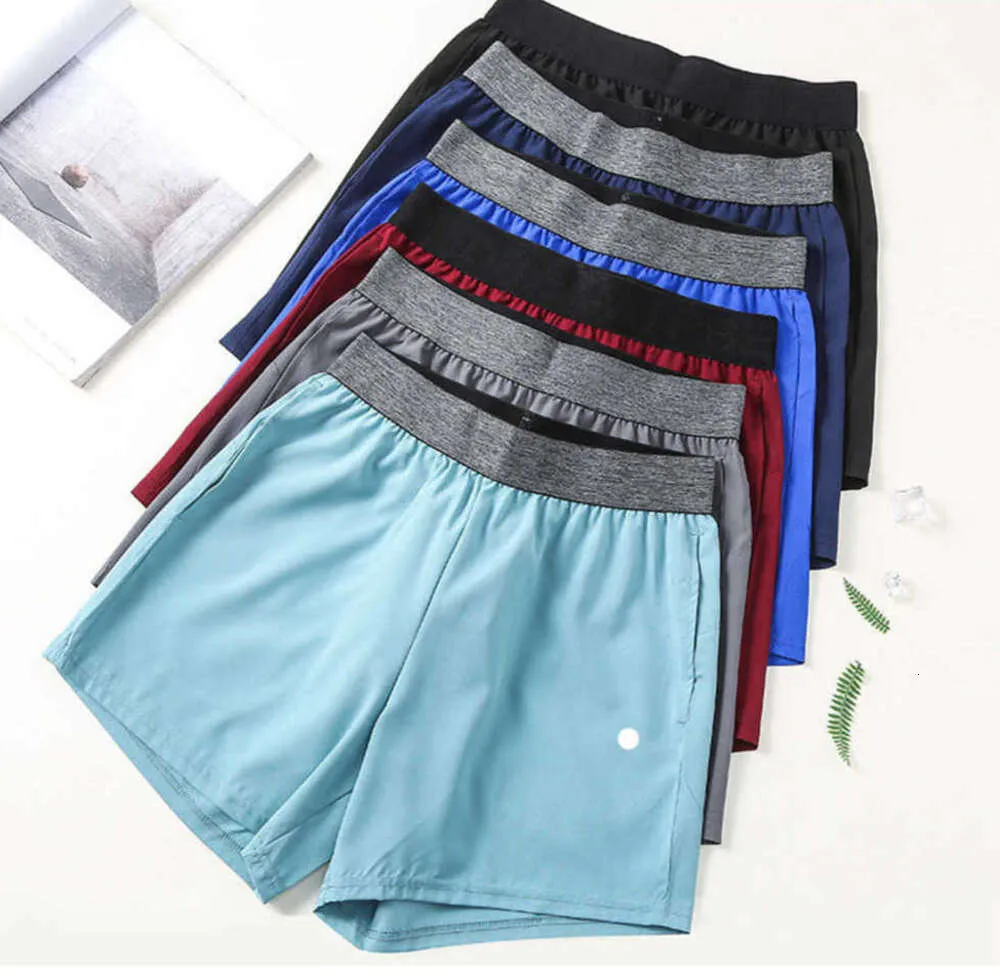 LL Men Shorts Yogas Outfits Short Pants Running Sport Basketball Breathable Trainer Trousers Adult Sportswear Gym Exercise lulus high quality wholesale Ice silk 15