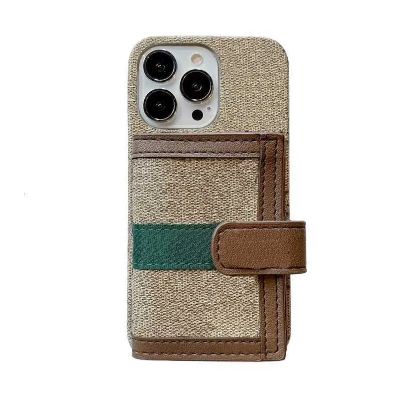 Cell Phone Cases Fashion Designer wallet Phone Cases for iPhone 15 15pro 14 14pro 14plus 13 12 11 pro max Card Holder Leather Cover Pocket with Watch Straps Belt with Sam