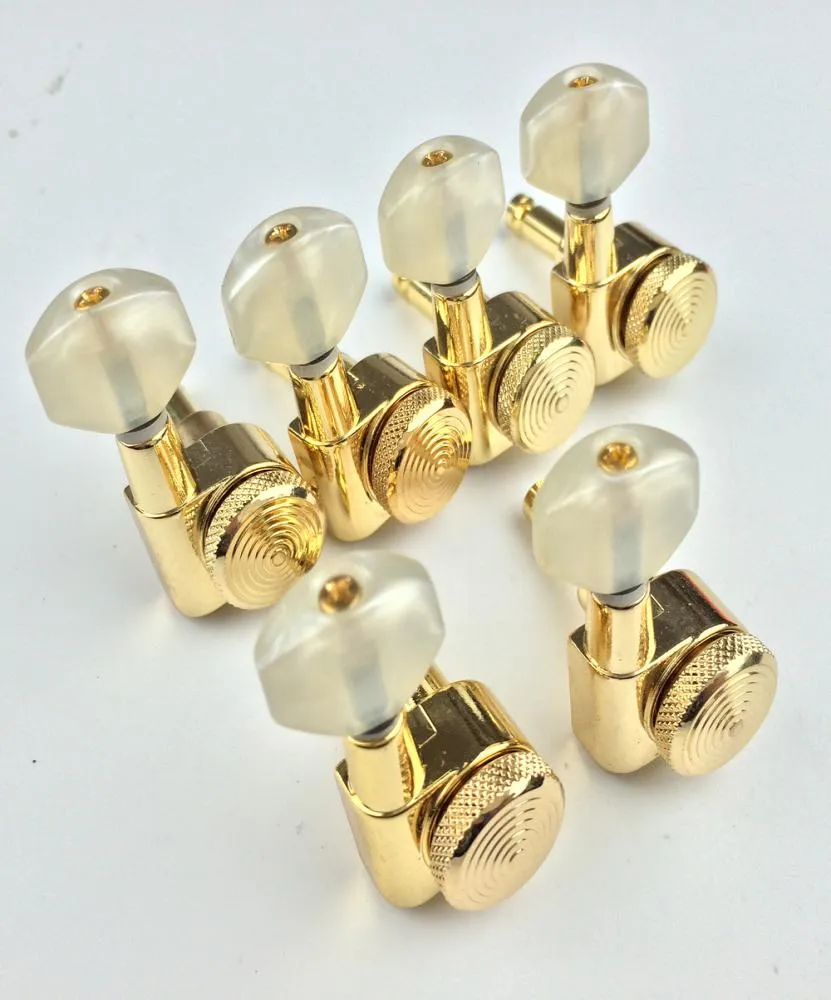 Gold Guitar Locking Tuners Electric Guitar Machine Heads Tuners JN07SP Lock Tuning Pegs With packaging 3555465