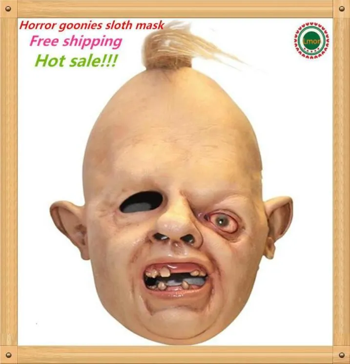 Détails sur le costume d'Halloween Sloth Goonies Film d'horreur Dress Up Masques de fête en latex WL11632820819