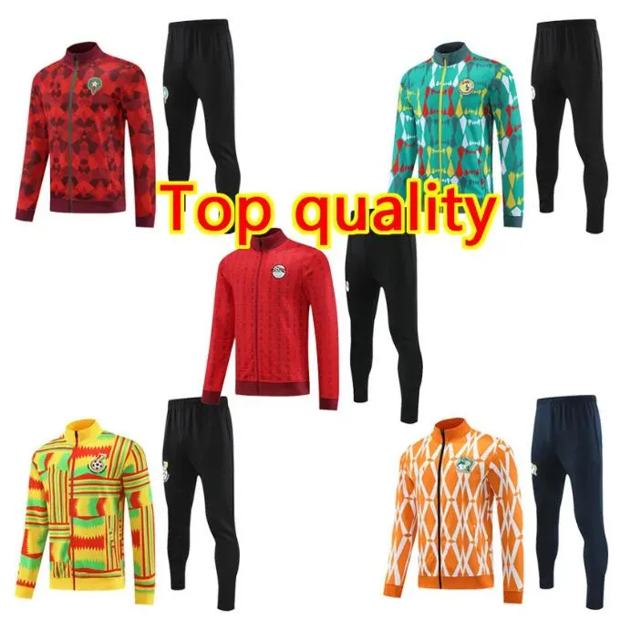 Mens Ivory Coast Inspired Running Tracksuit Set Morocco, Ghana