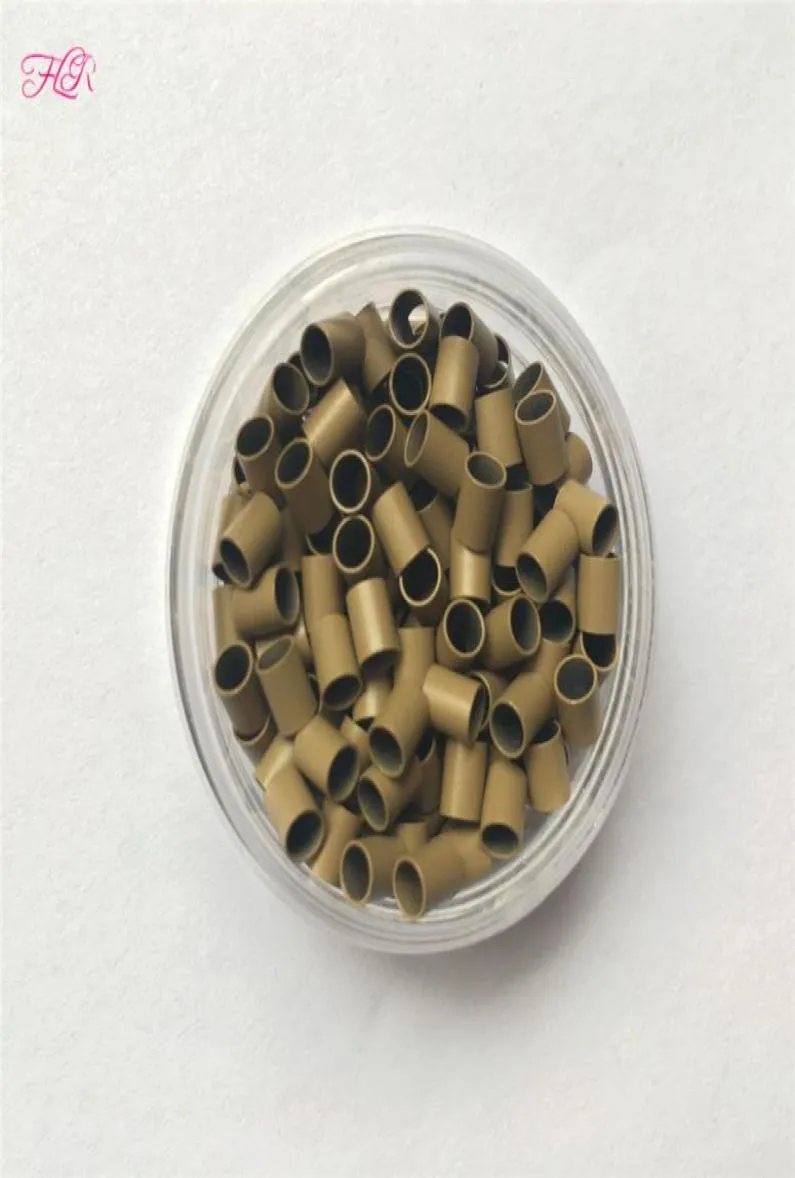 Micro-anneaux en cuivre à verrouillage facile, 1000 pièces, 322838 mini-verrous droits, tube en cuivre, micro-perles pour appliquer les cheveux i-tip 4785427