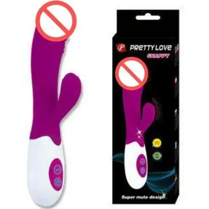 Vibratori 30 velocità doppia vibrazione Gspot vibratore vibratori del coniglio in silicone bastone vibrante impermeabile massaggiatore dildo giocattoli del sesso da DHL