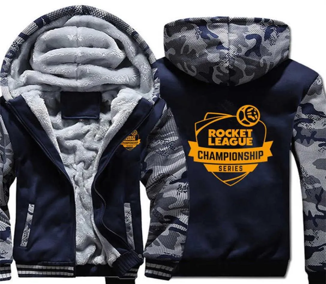 Rocket League sweats à capuche manches Camouflage pull veste d'hiver Rocket League sweats à manches longues manteau X0721238z1836127