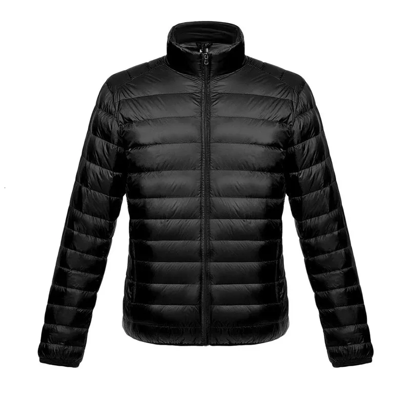 Bang Brand Winter Men's Down Jacket Ultra Light Down Jacket Men Windbreaker Feather Jacket Man Lätt Portable Warm Coat 231228