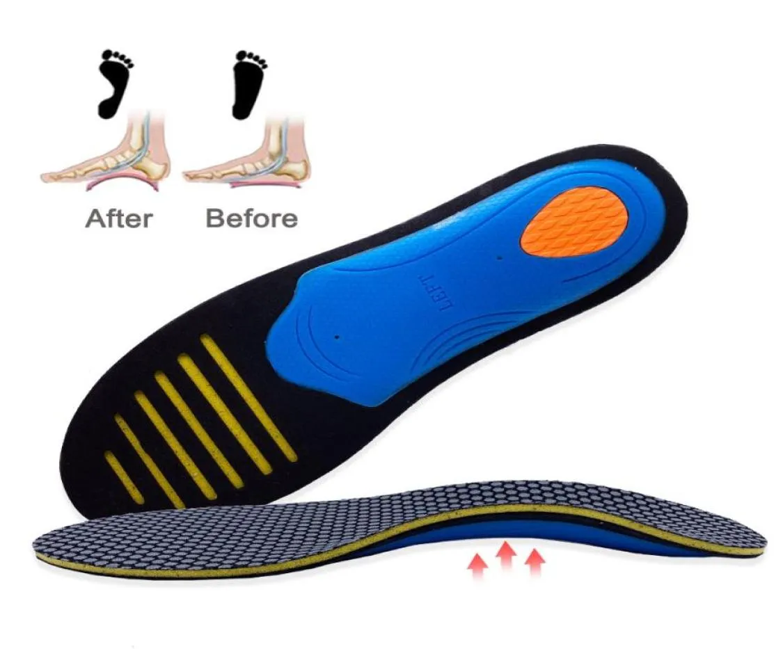 Trattamento del piede Scarpe ortopediche Suole Solette Supporto per piedi piatti Unisex EVA Supporti per arco ortico Cuscinetto per scarpe sportive Cuscino inserto fre9949598