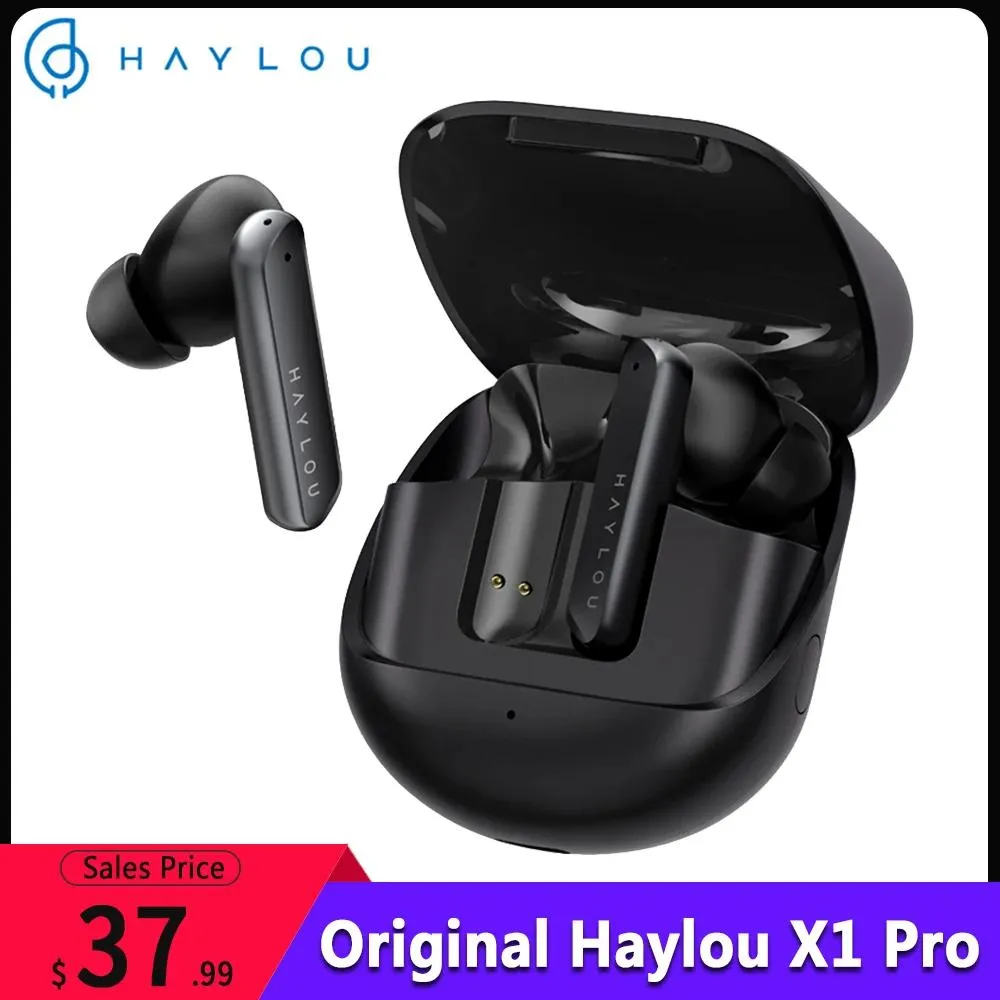 Earphones HAYLOU X1 Pro Wireless TWS Earphone Bluetooth 5.2 Headphones Three Mic ANC Noise Cancellation Earbuds Low Latency Gaming Headset