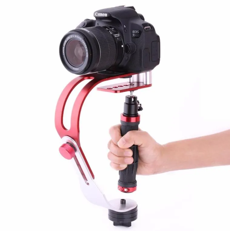 Stabilizzatore portatile Gimbal per Gopro DSLR SLR Fotocamera digitale Sport DV Stabilizzatore in lega di alluminio per fotocamera DSLR Universal8823894