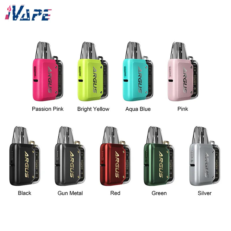 VOOPOO ARGUS P1 POD KIT 800MAH 20W 2MLサイドフィル調整可能エアフローITO Tech PD高速充電リークプルーフデザイン