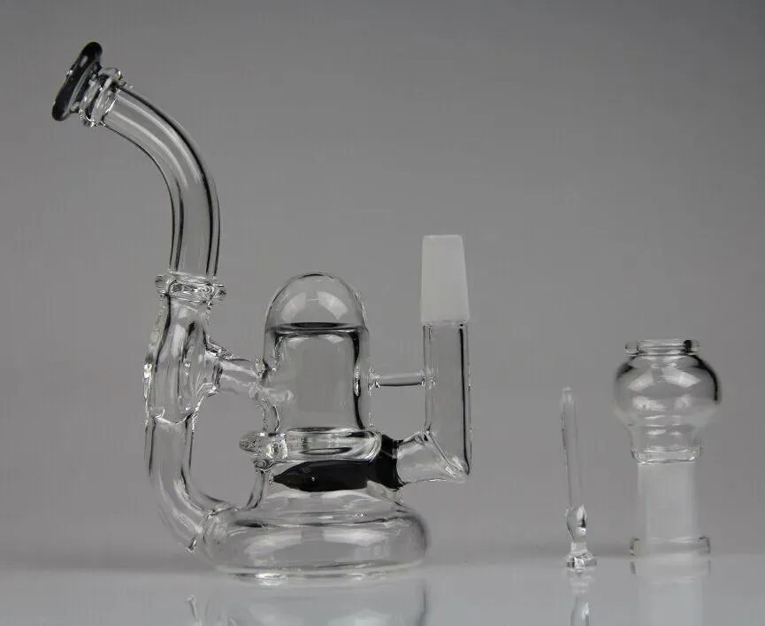 Narguilés Mini verre bong plate-forme pétrolière huile dab février oeuf pipe à eau fumer pipe bong