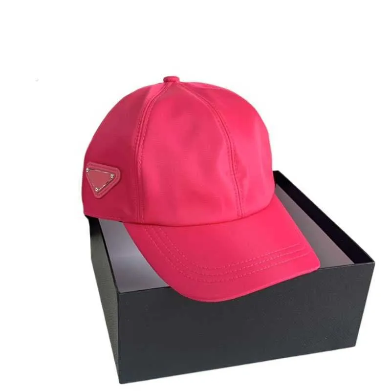 Ball Caps Dames Nylon Hoed Heren Baseball Cap Ontwerpers Ingerichte Caps Hoeden Zijdriehoek Pet Gift 2105284SX K681