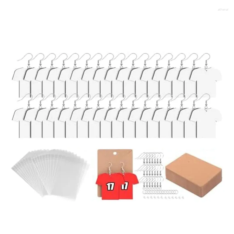 Charme pulseiras sublimação brinco em branco jóias brincos de madeira mdf camisa de futebol diy em branco a granel