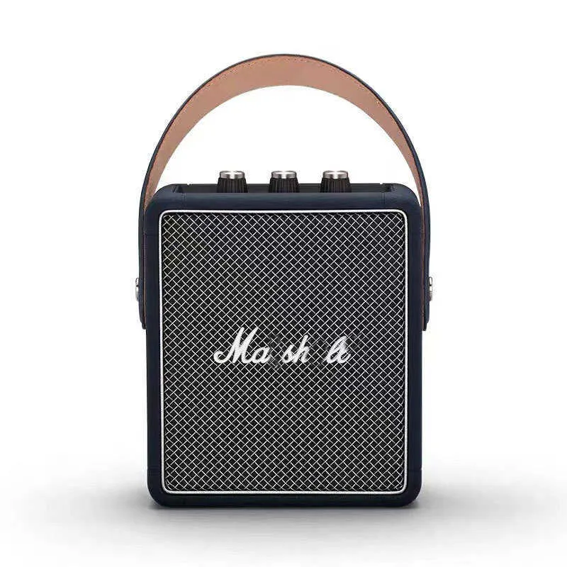 Marshalr stockwels ii Haut-parleurs étanches portables Bluetooth illimités pour la maison et l'extérieur petit audio rétro portable portable audio portable