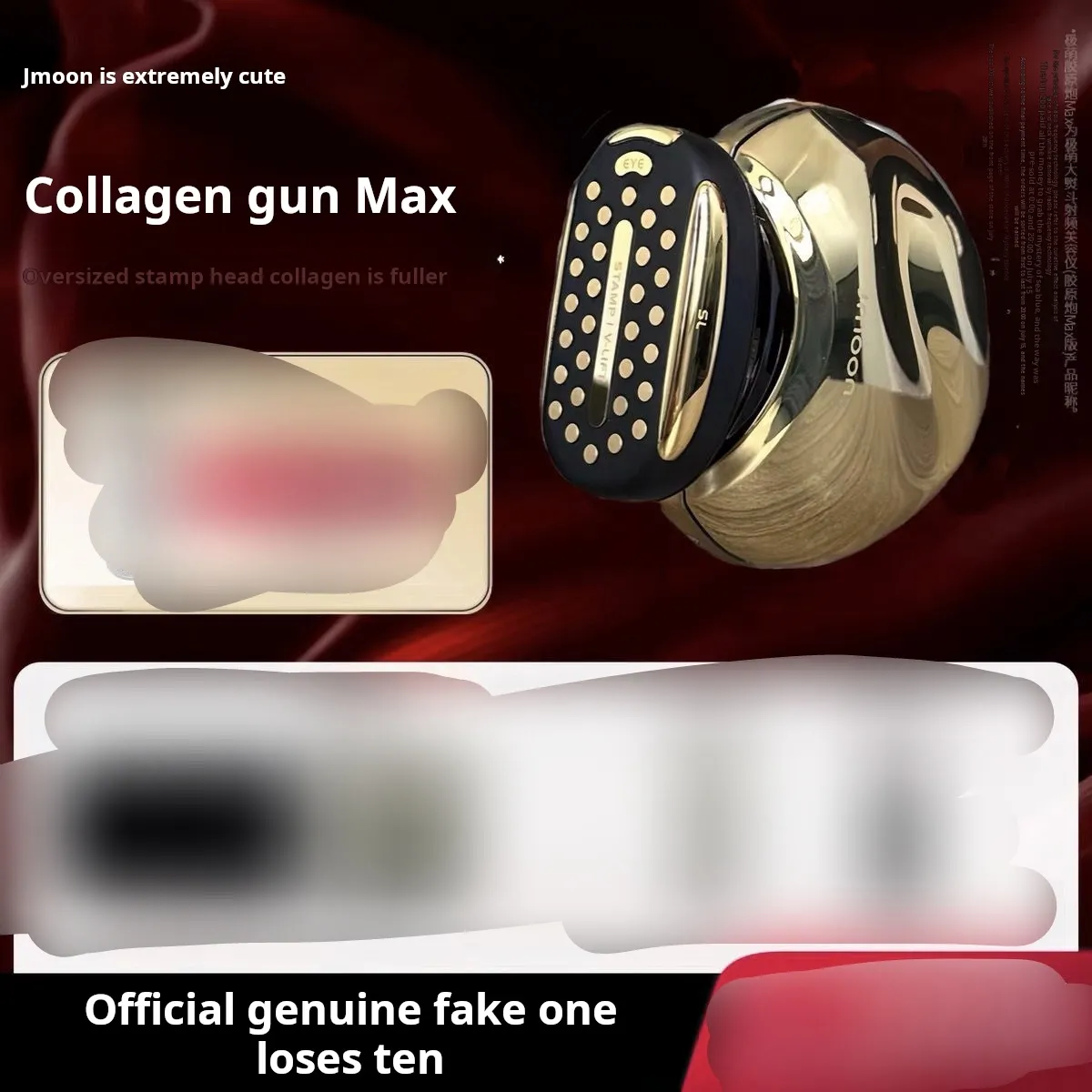 Cannone al collagene estremamente carino Max Flowing Gold Beauty Instrument Strumento RF Lifting facciale domestico Hifu Alma