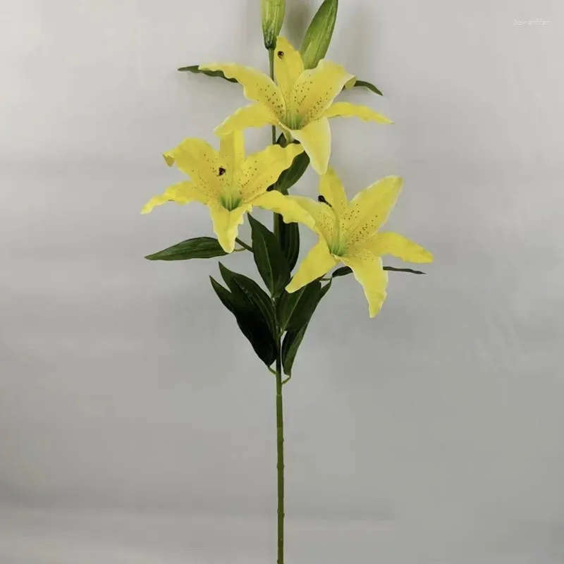 Decoratieve bloemen Dlian Lily Simulatie Bloemdecoratie Eetkamermeubilair