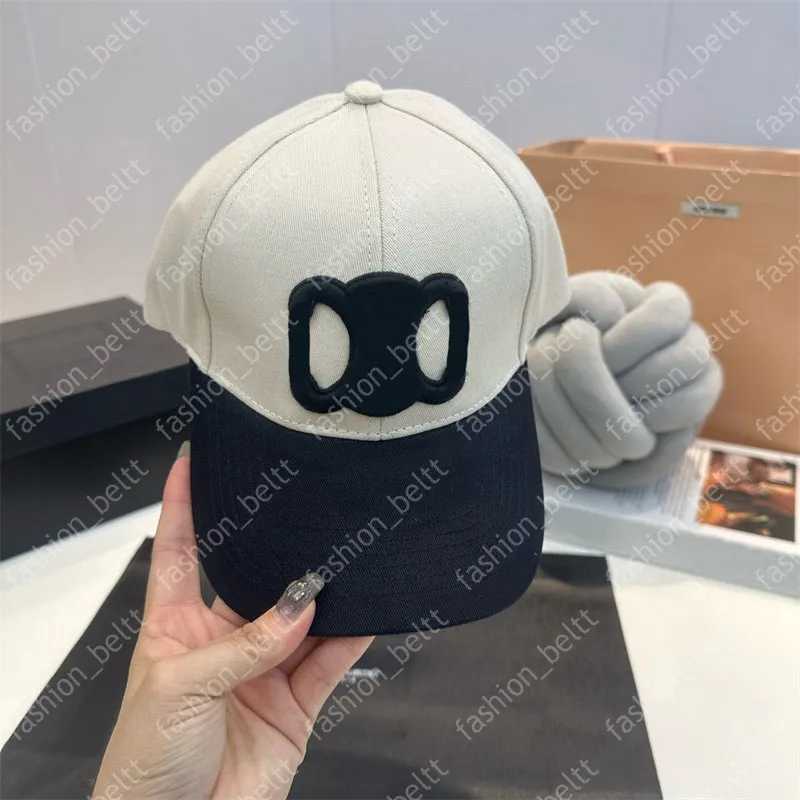 Casquette de baseball en toile pour hommes et femmes, chapeau de créateur, casquettes de balle, chapeaux ajustés, pare-soleil d'été, casquettes de sport, lettres brodées, chapeaux de plage