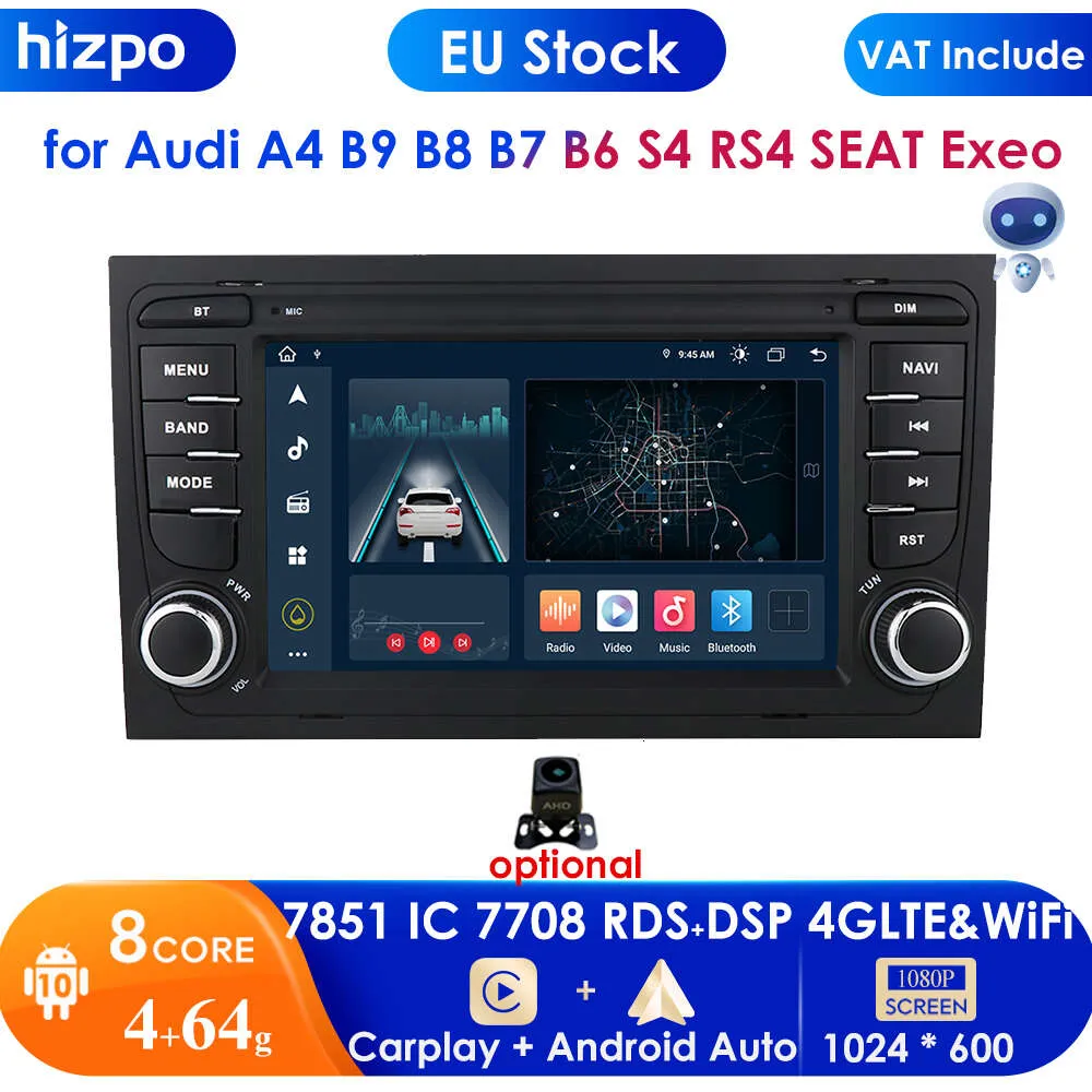 Road Top 12.3 Zoll CarPlay Bildschirm Für Audi A4/A5 2016-2019 - Wireless Apple CarPlay