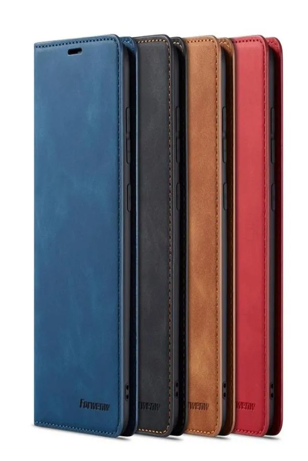 Funda de cuero para Samsung Galaxy Note 10 9 8, funda protectora con tapa completa para S20 S10 S9 S8 Plus, funda tipo billetera magnética 4559642