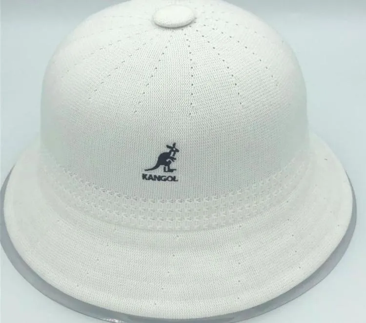 Bérets Kangol Printemps Été Hommes Femmes Seau Chapeaux Dôme Respirant Mesh Pêcheur Casquettes Léger Confortable Pare-Soleil Crème Solaire WildB4023736