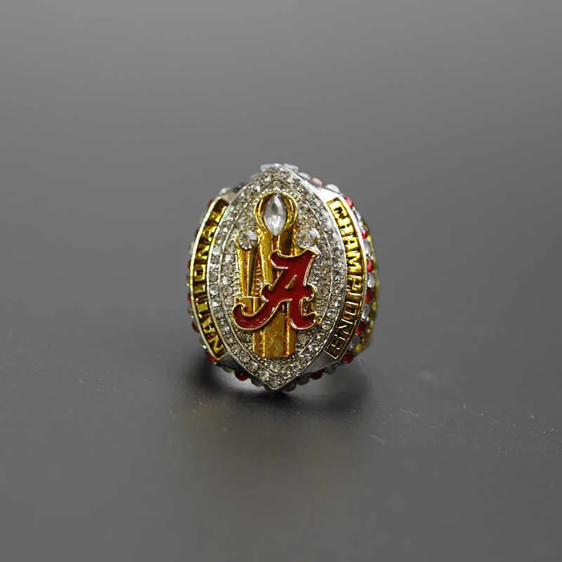 Band Rings Anello del campionato 2020 dell'Università dell'Alabama NCAA