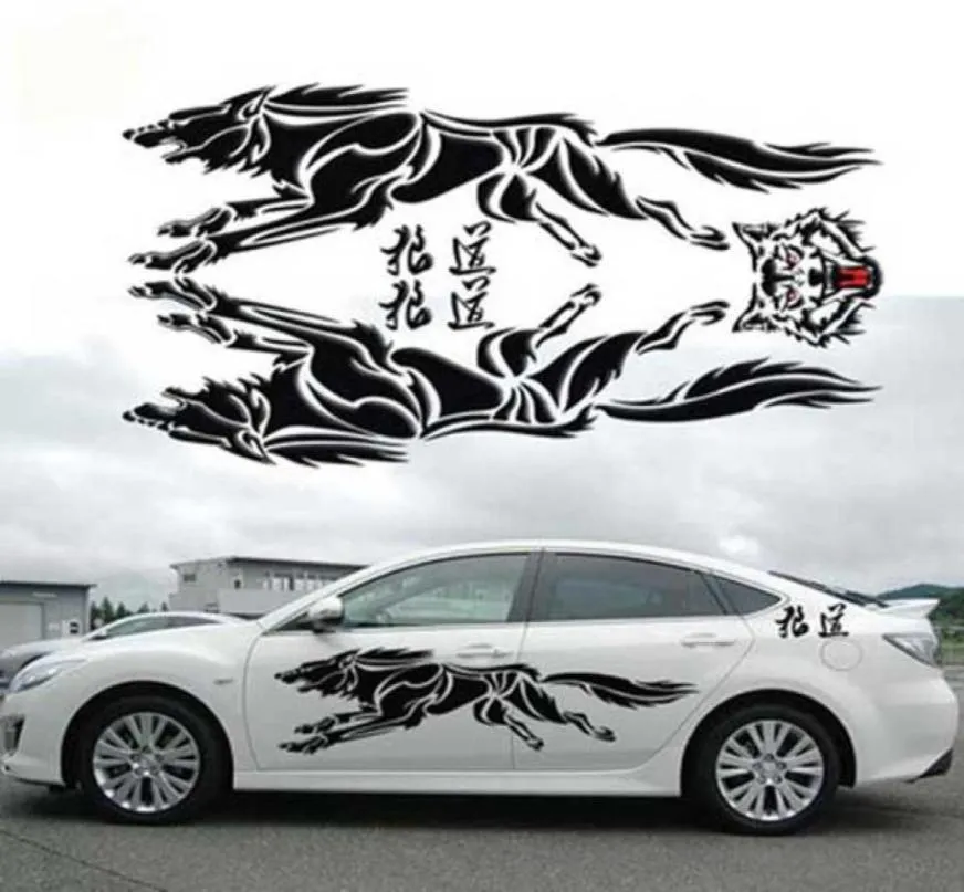 AUTO Universele Wolf Autostickers Kraslichaam Dierenstickers Decal92678147925737