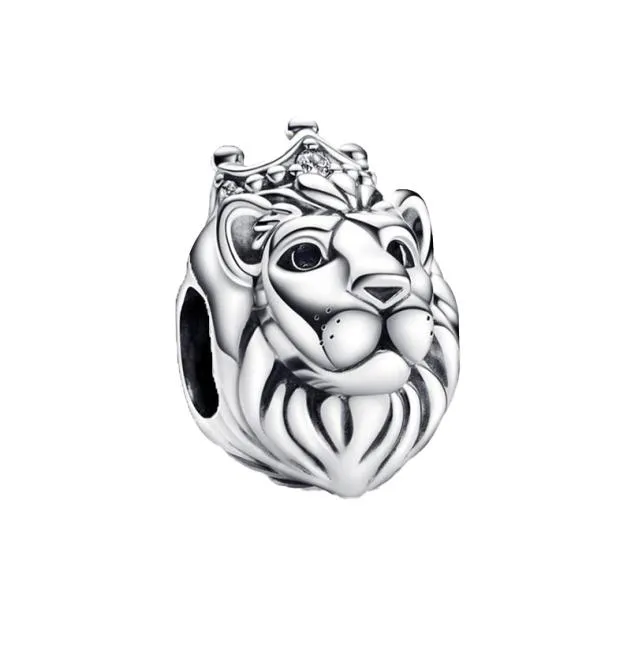 Regal Lion Charm 925 Sterling Silver Moments Animais para Fit Charms Pulsera Original Para Mujer Pulseira Jóias 792199C01 Andy Jewel5252719