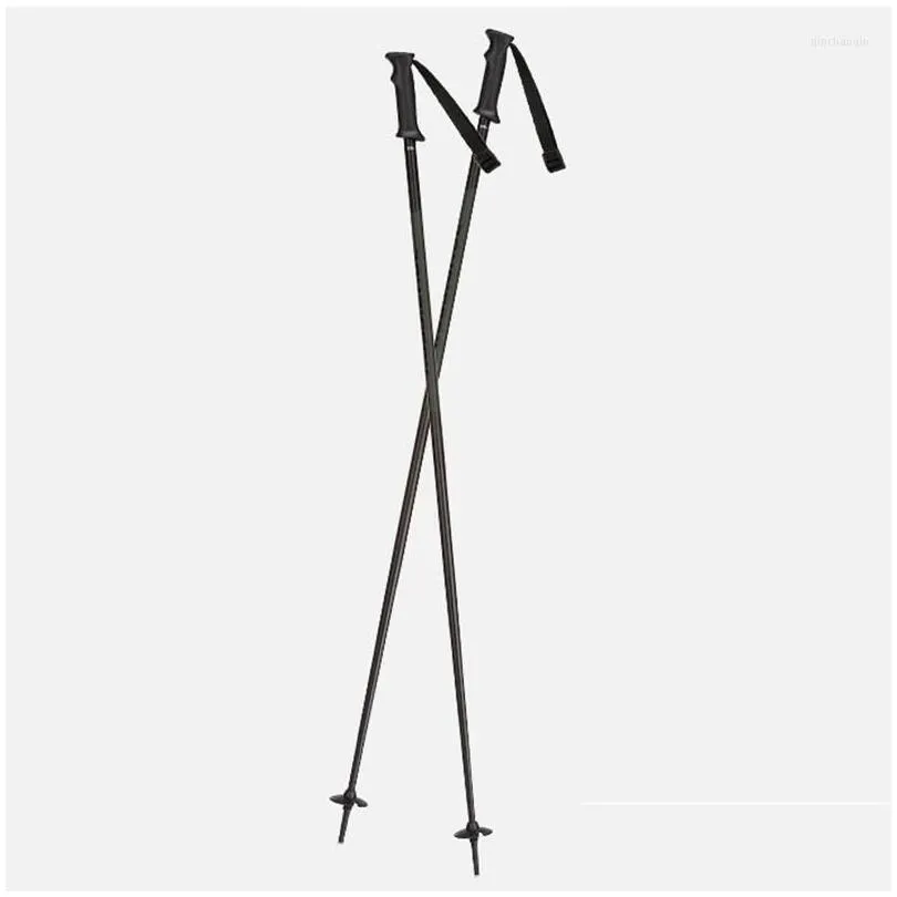 Bâtons de randonnée Matériau en aluminium dur rouge et durable Apparence exquise Poids léger Sports de plein air Randonnée Ski 115-130 cm Drop Deli Dhfw9