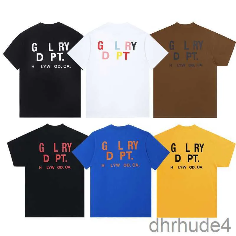Дизайнерские мужские футболки Галереи Tee Depts Футболки с буквенным принтом Модные мужские и женские графические роскошные футболки Брендовые хлопковые повседневные рубашки с короткими рукавами 3LVK PK2L