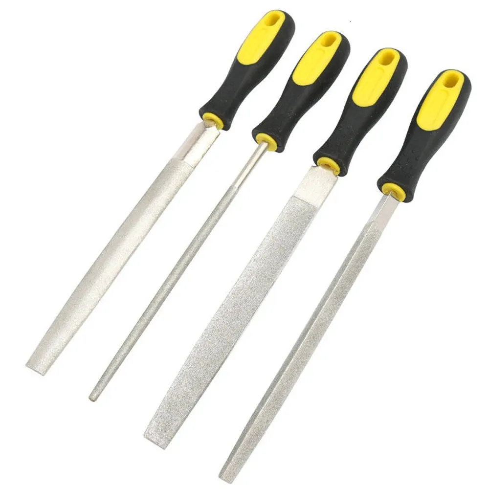 Diamond Needle File Set - 6-12 Inch, Round, Flat, Triangle - Metal ...