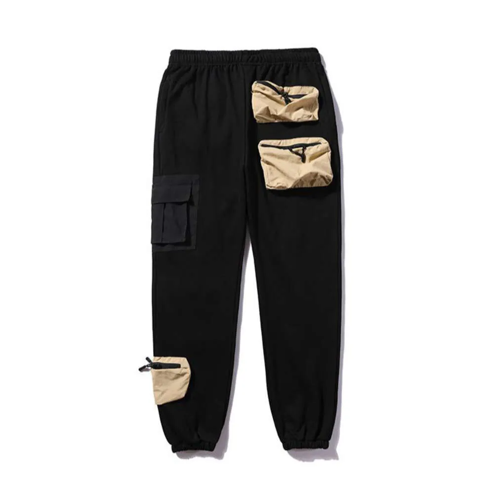 Mens Utility Cargo Pants Multi Pocket Cargos Slacks For Casual And Sports Loose Fit Sweatpants Trendy Designer Pant From 36 42 DHgate