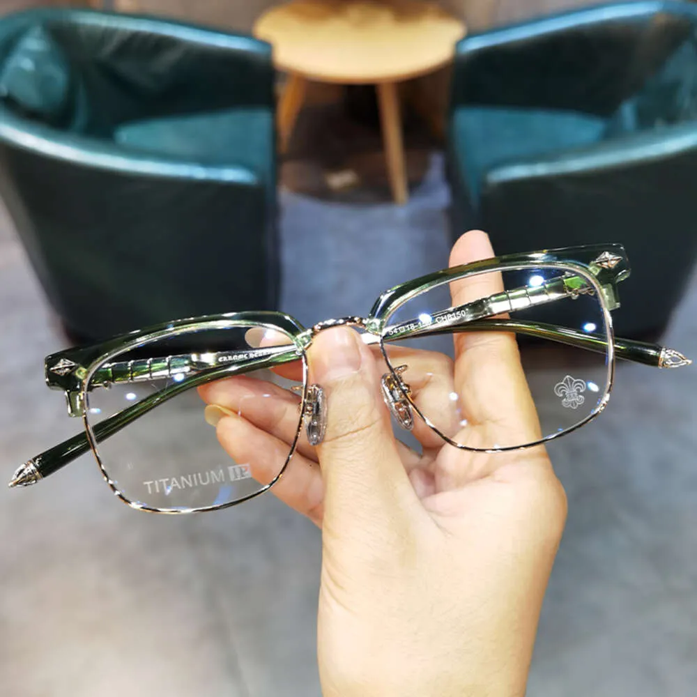 Designer Titanium Glasses Frames - Cross Detail, Lightweight