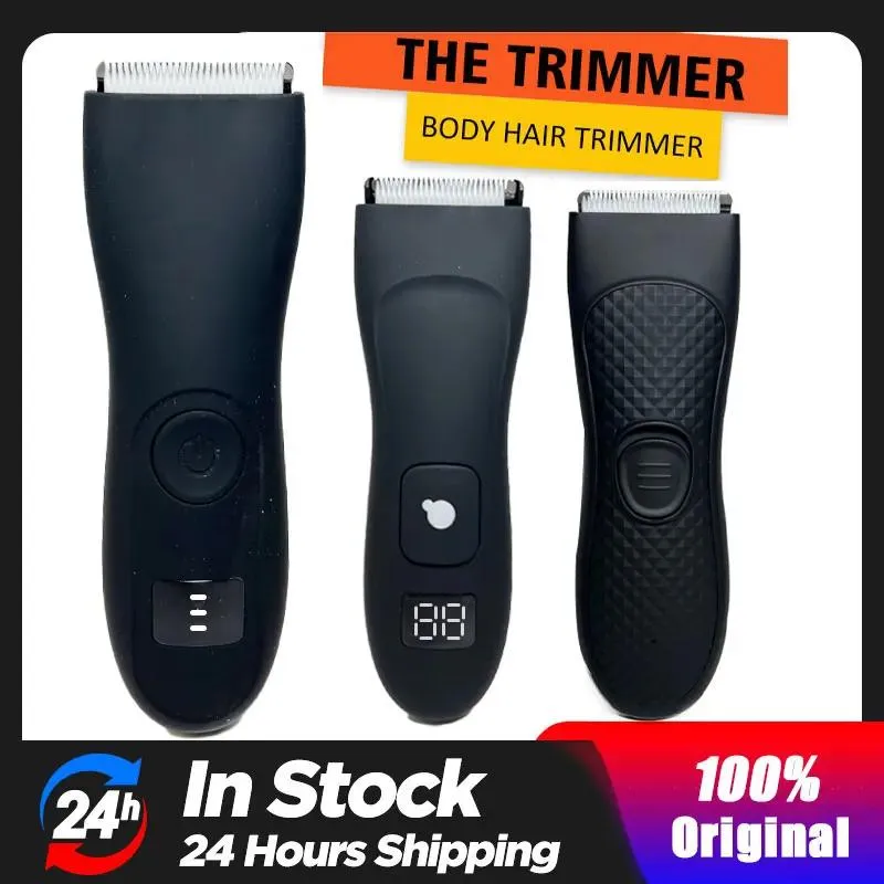 Trimmer Men's Groin Hair Trimmer, Ball Groomer &body Trimmer for Men, Waterproof Wet/dry Clippers, Ultimate Male Hygiene Razor Depilador