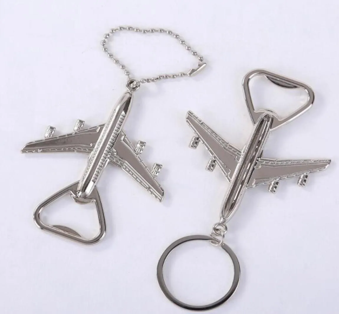 Airplane Opener Aircraft Keychain Beer Openers Plane Shape Beer Opener Keyring Birthday Wedding Party Gift Airplane Keychain Opene8385298