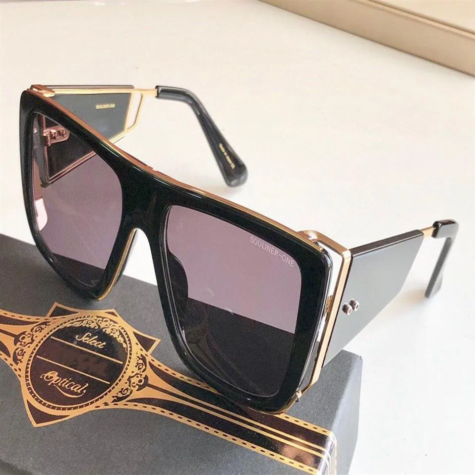 Een Dita -zonnebril voor mannen Women Souliner One top luxe hoogwaardige merkontwerper Nieuwe verkoop wereldberoemde modeshow Italiaanse 237i