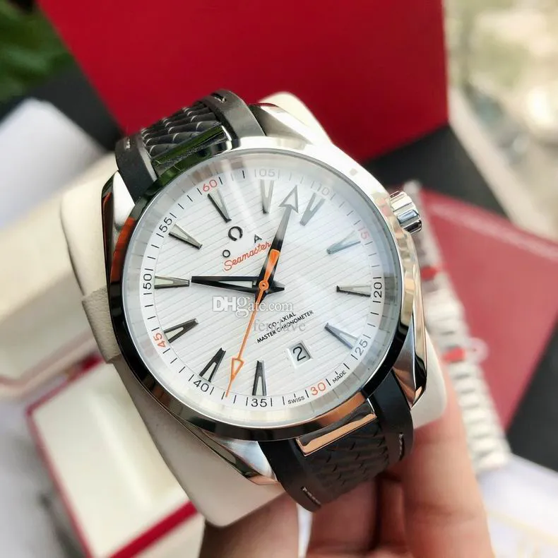 Omega seamaster aqua terra rubber strap sale