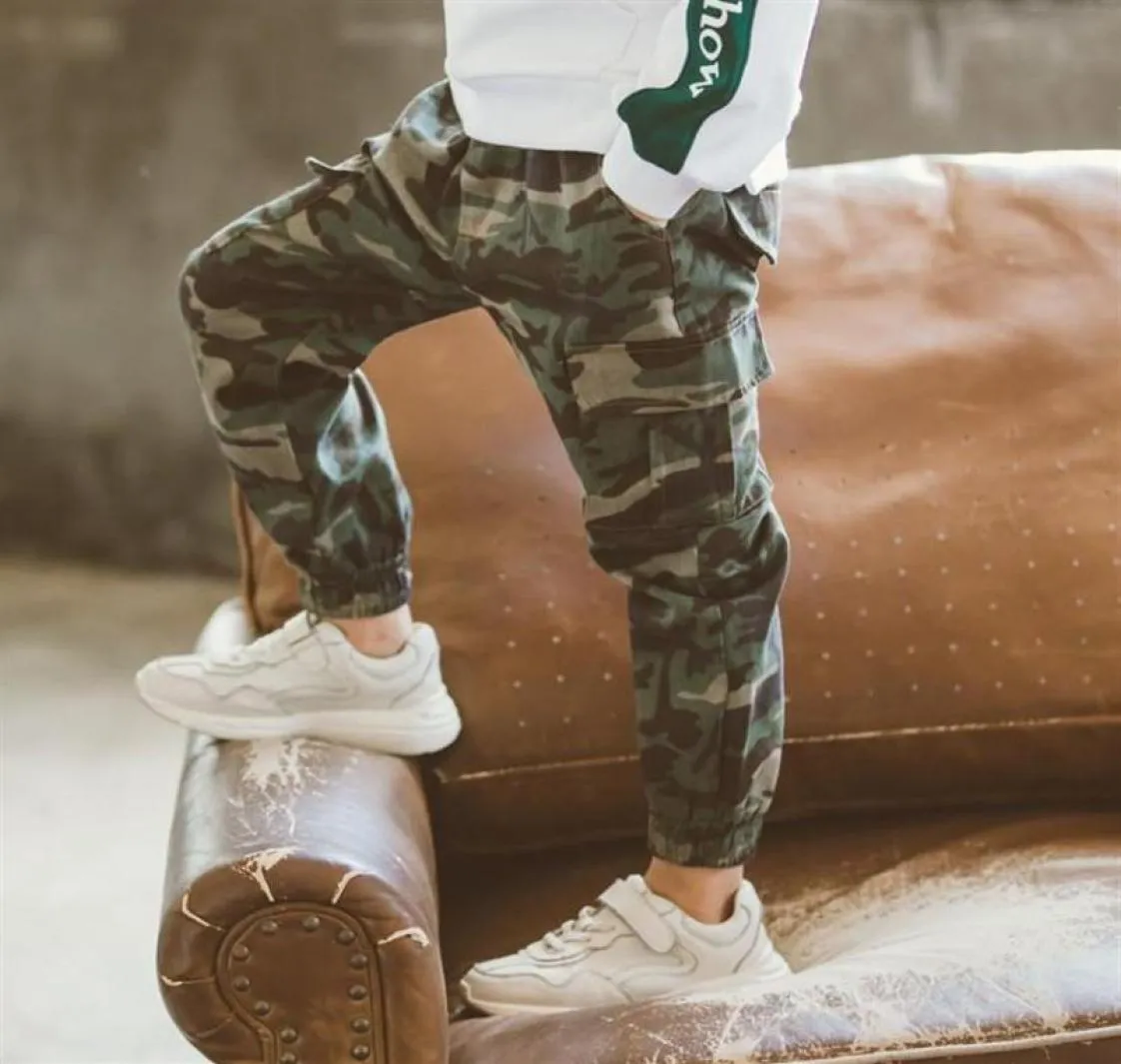 Camouflage Pants Kids Boys Pants Cotton Long Teenage Girls Clothing Camo Pants Kids Trousers Big Size 3 14 Year31331666912