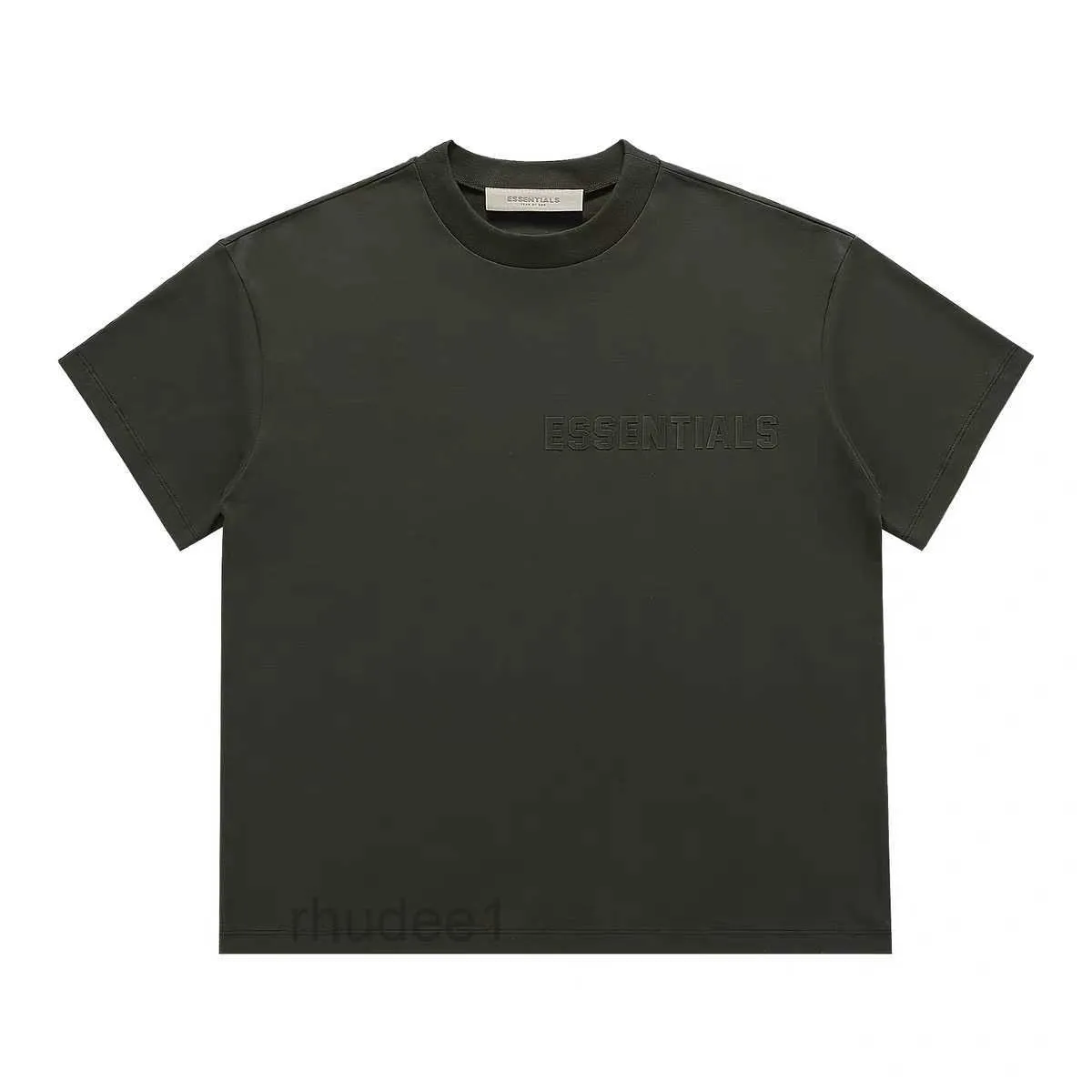 Herren-T-Shirts W52l und Damenmode-T-Shirt High Street Brand Ess Eighth Season Flocking Letter Kurzarm D18J M169 M169 RYZT