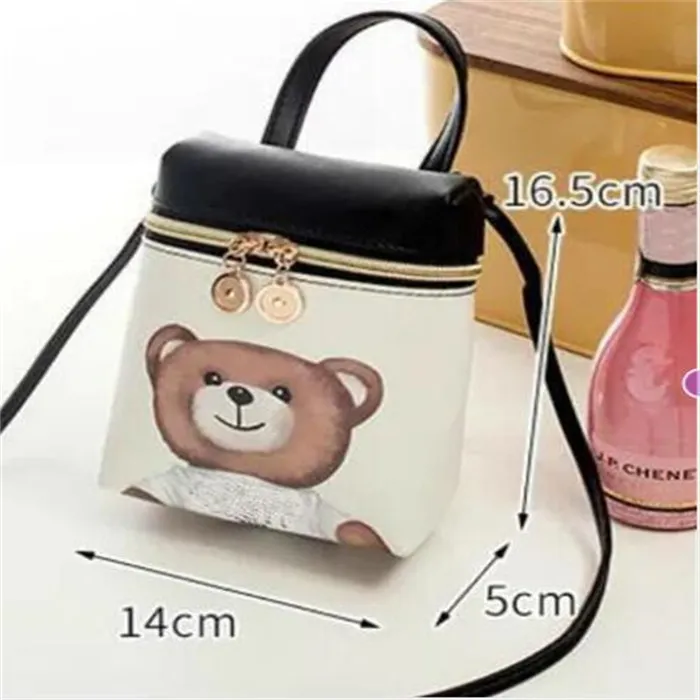 Designer Childrens Bags Cartoon Handbag Mini Wallets pu Leather Coin Purse Girls Messenger Bag Single Kids Shoulder Bags