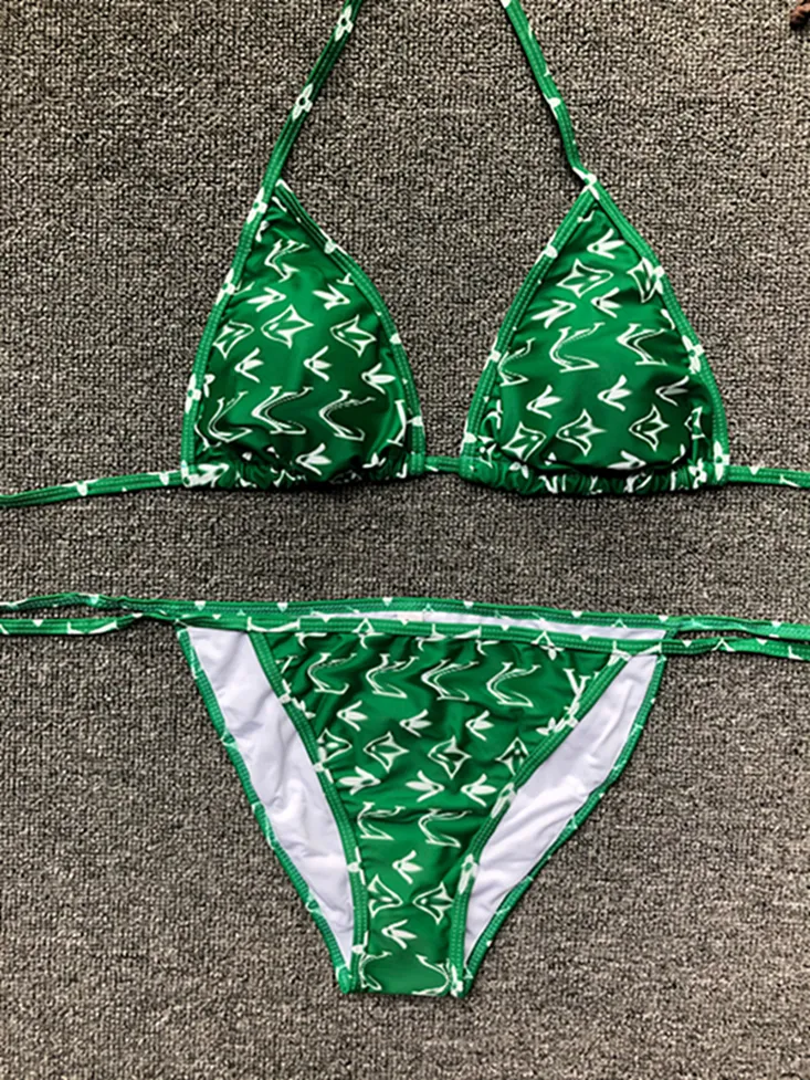 Damen-Bikini-Set, sexy, klare Trägerform, Badeanzüge, Designer-Damen-Badeanzug, modische Strandkleidung, Sommerkleidung, Damen-Bademode, Bikinis df25