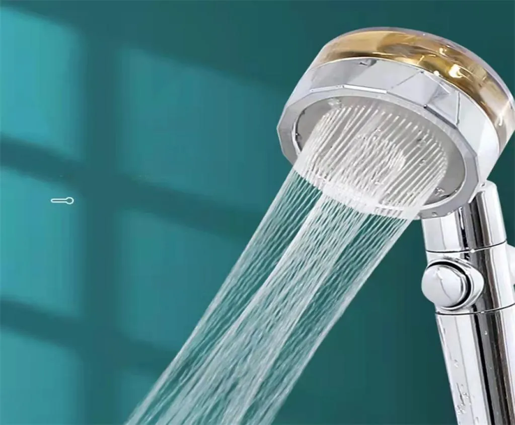 Xiaoman Wast Turbo Shower Hand Shower Head Pressurized Fan Blade Water Stop4312541
