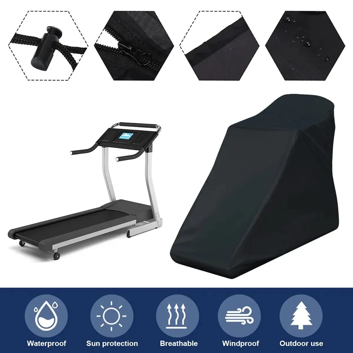 Treadmill Cover Indoor Outdoor Running Jogging Machine Waterproof Dust Covers Shelter Sun UV Protection Storage Bag 231228 From 22 71 DHgate