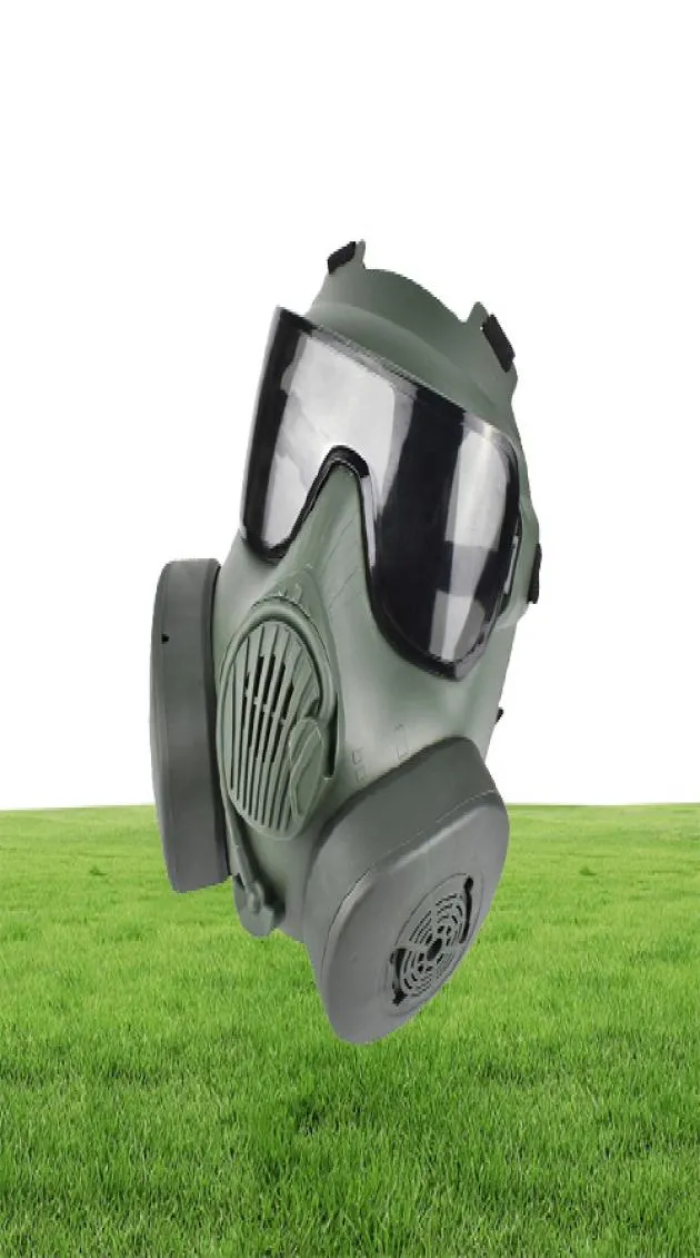 Outdoor Taktische PC-Maske mit Fans Paintball CS Spiele Airsoft Schießen Huting Gesichtsschutzausrüstung NO033267387981