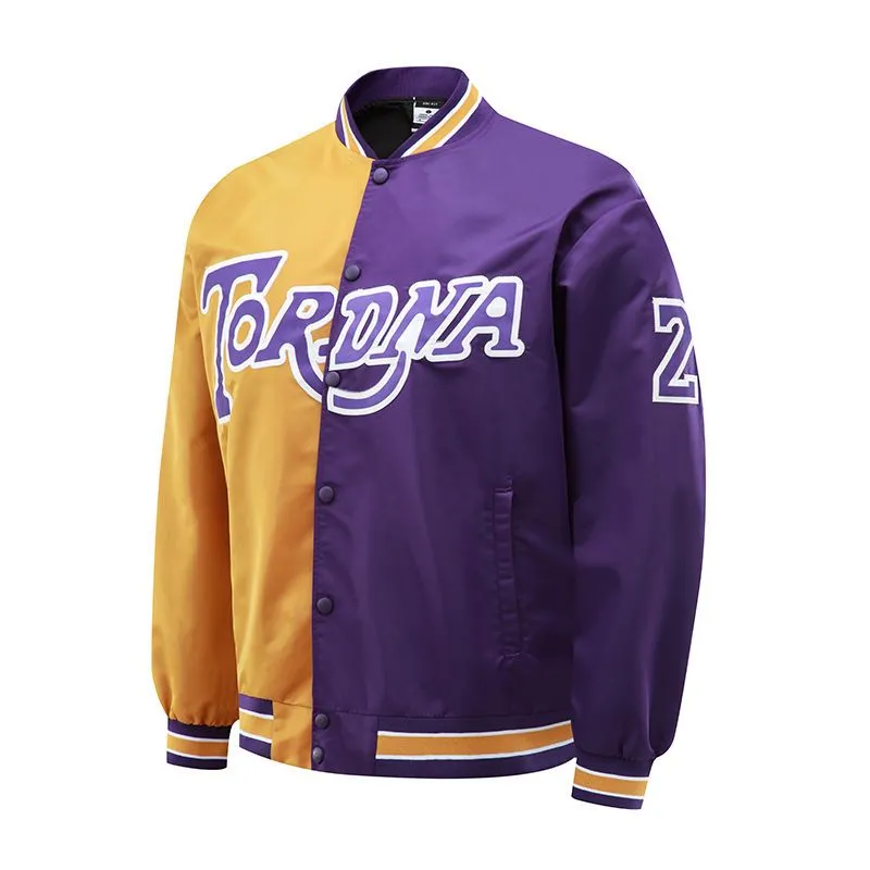 Chaqueta Lakers, uniforme de campo, homenaje a Kobe, chaqueta de béisbol, uniforme de baloncesto de James, uniforme de entrenamiento para hombre y mujer.