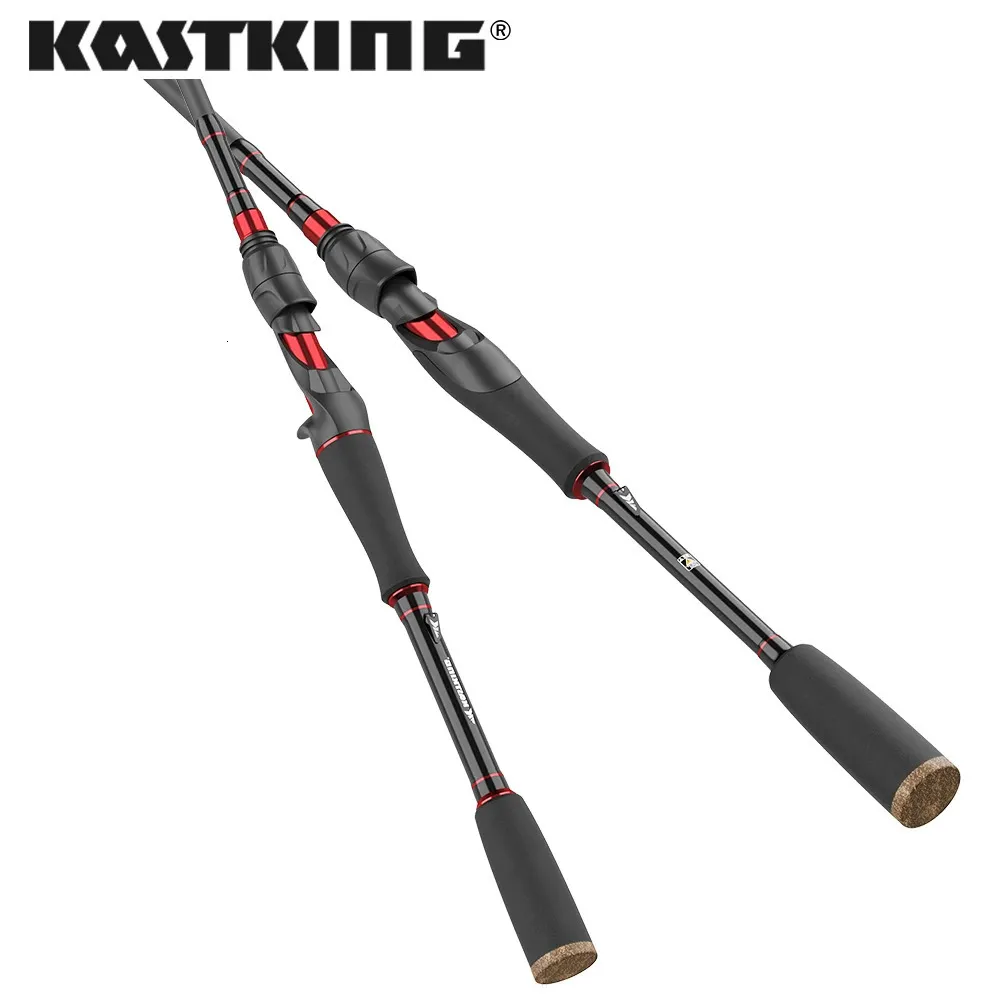 Kastking Brutus Multi-Section Rod Carbon Spinning Casting Casting Finisod Rod with 1.29m 1.86m 2.07m 2.28mベイトキャスティングロッド231228