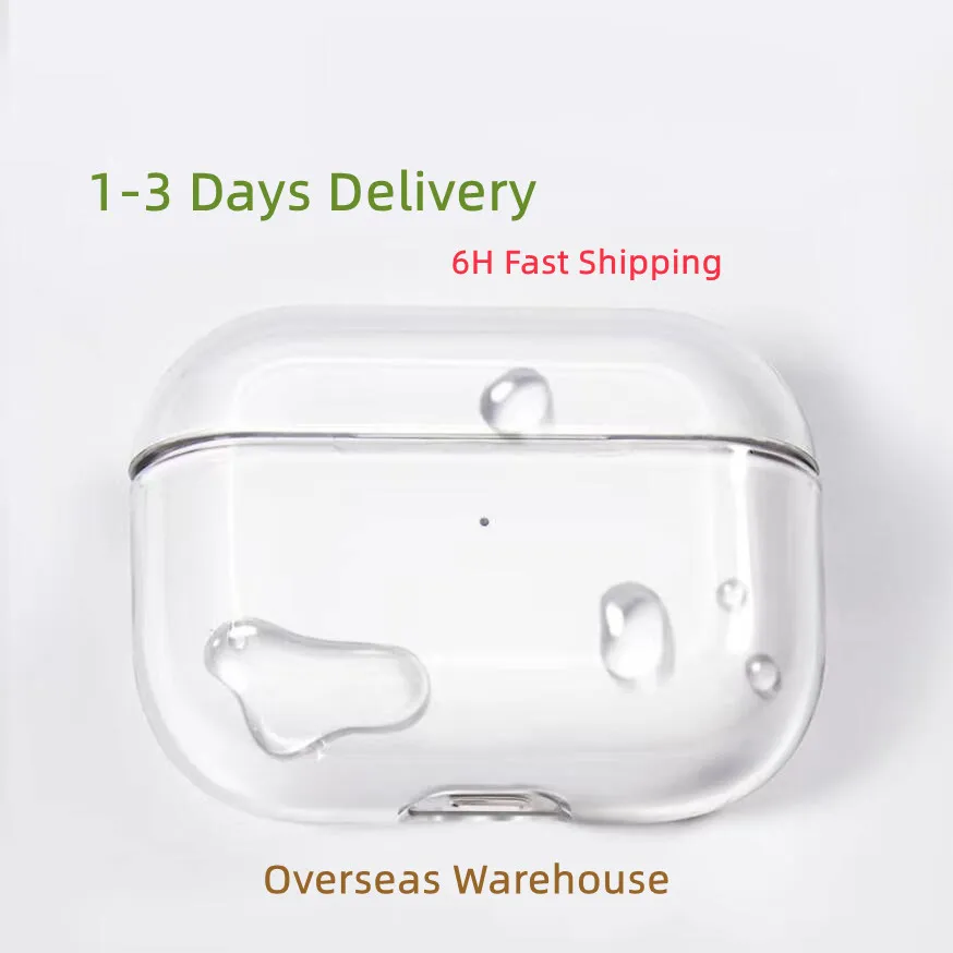 Silicone Transparent Case For Apple Airpods 1 2 3 Cover Earphone Case  Airpods Pro Protective Case