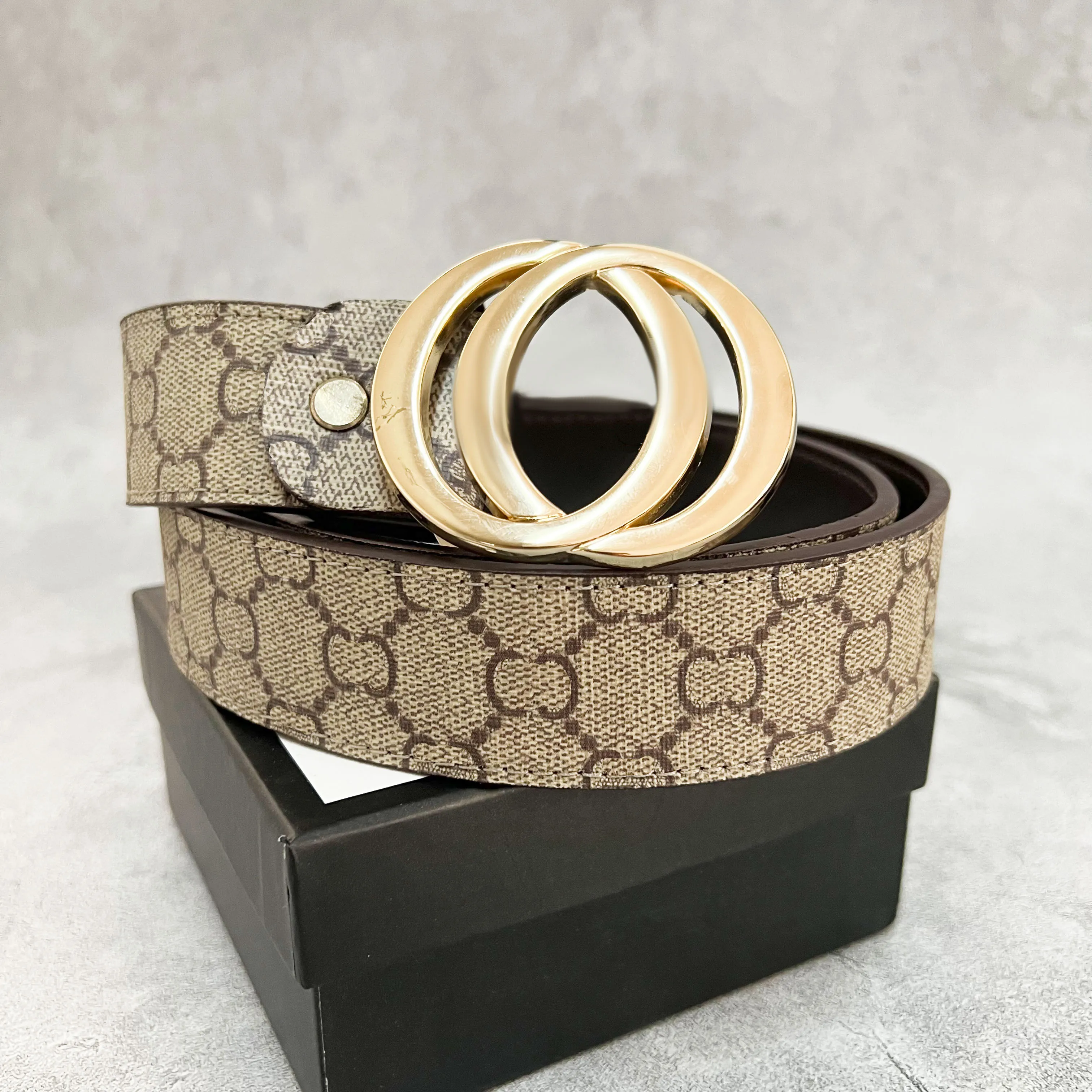 Genuine Leather Designer Belt Fashionable Waist Belt for Men