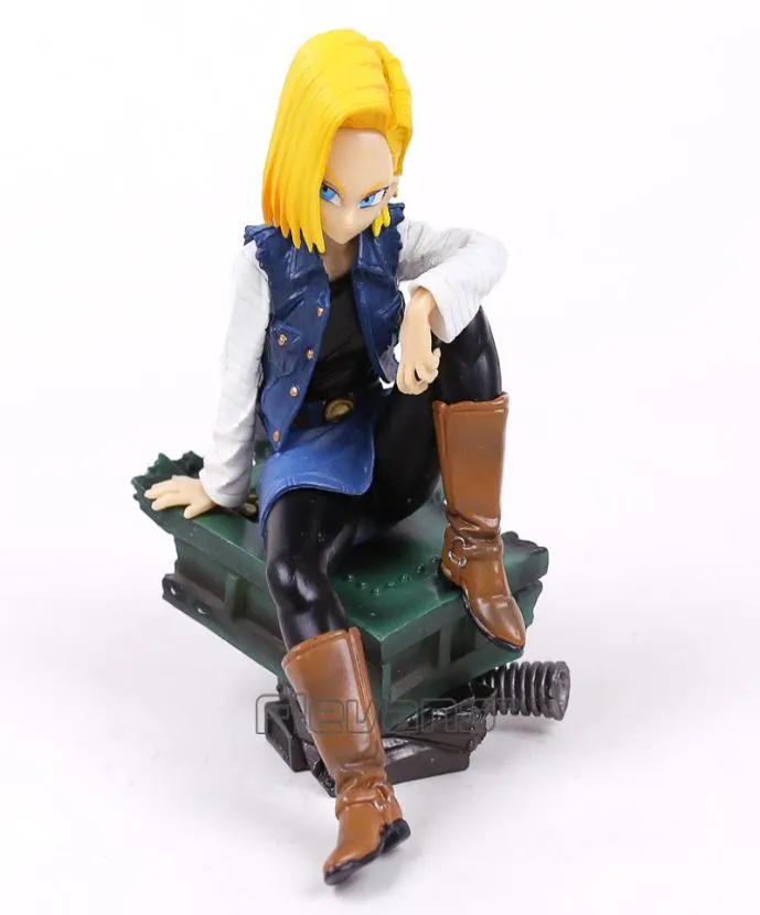 DBZ Android NO18 BanPresto Figura Colosseo sculture Big 3 PVC Figura da collezione Modello da collezione Toy 12cm X05032173370